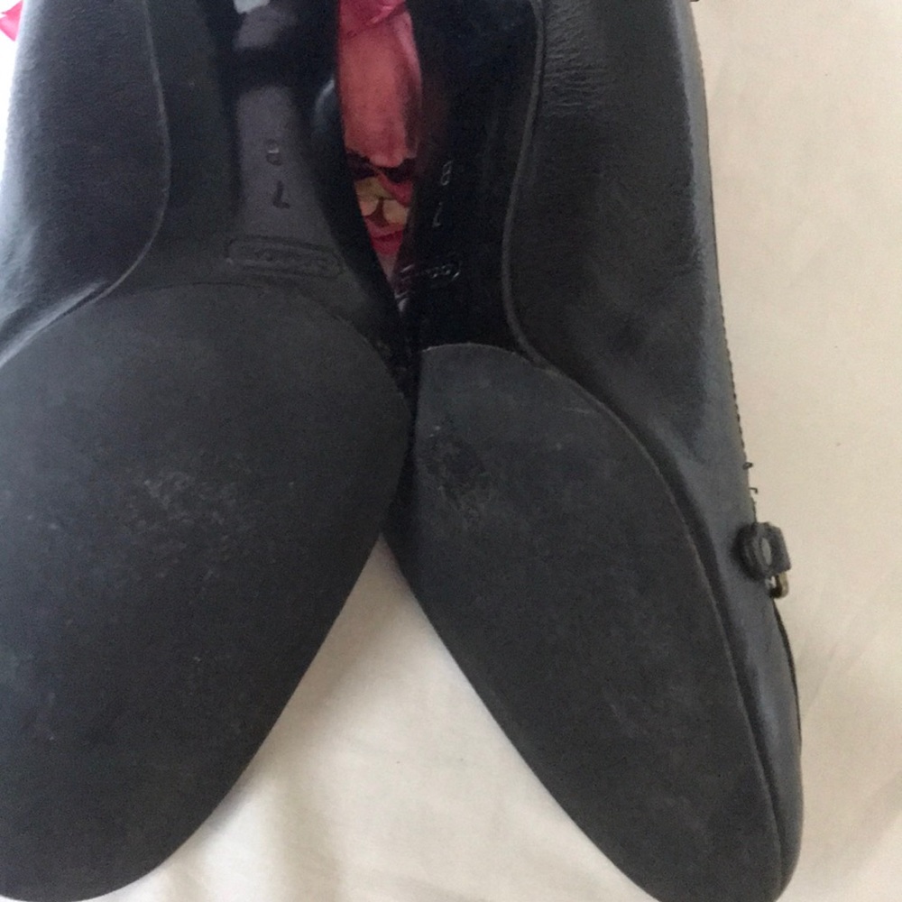 Coach Aubry black leather pumps Size 7B - Picture 5 of 8